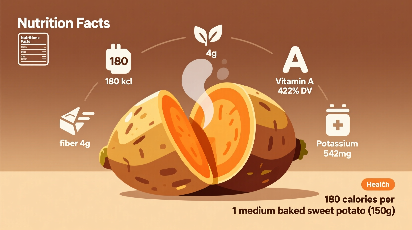 Baked Sweet Potato Calories: Exact Count & Nutrition Facts