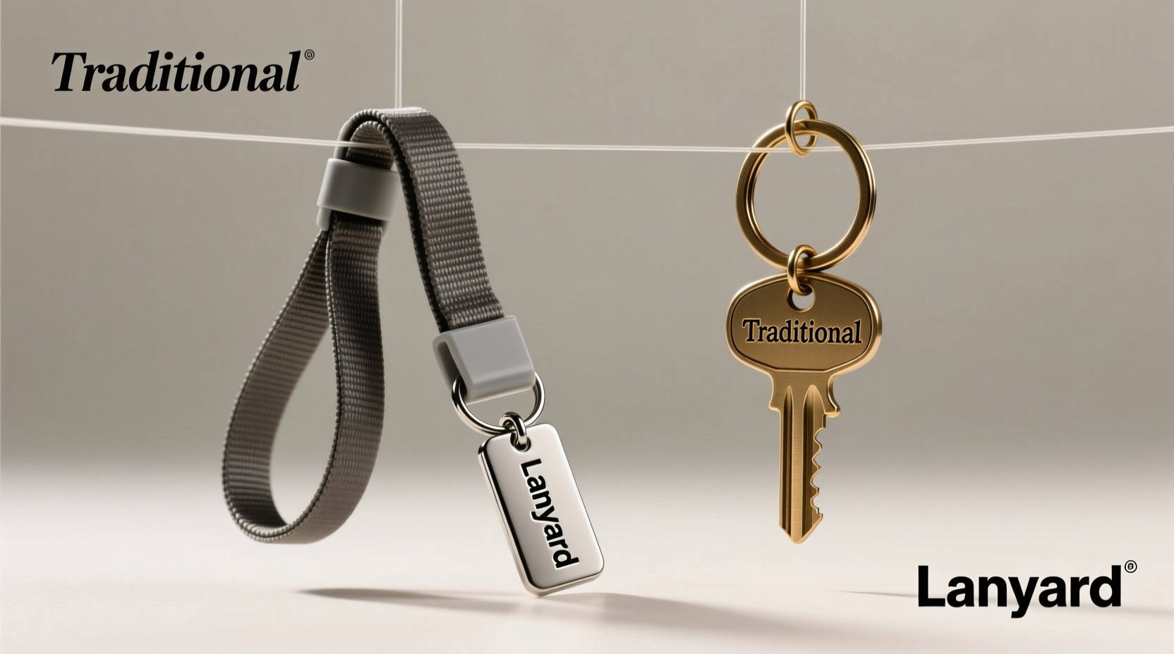 lanyard keychain vs traditional keychain are lanyards actually more practical