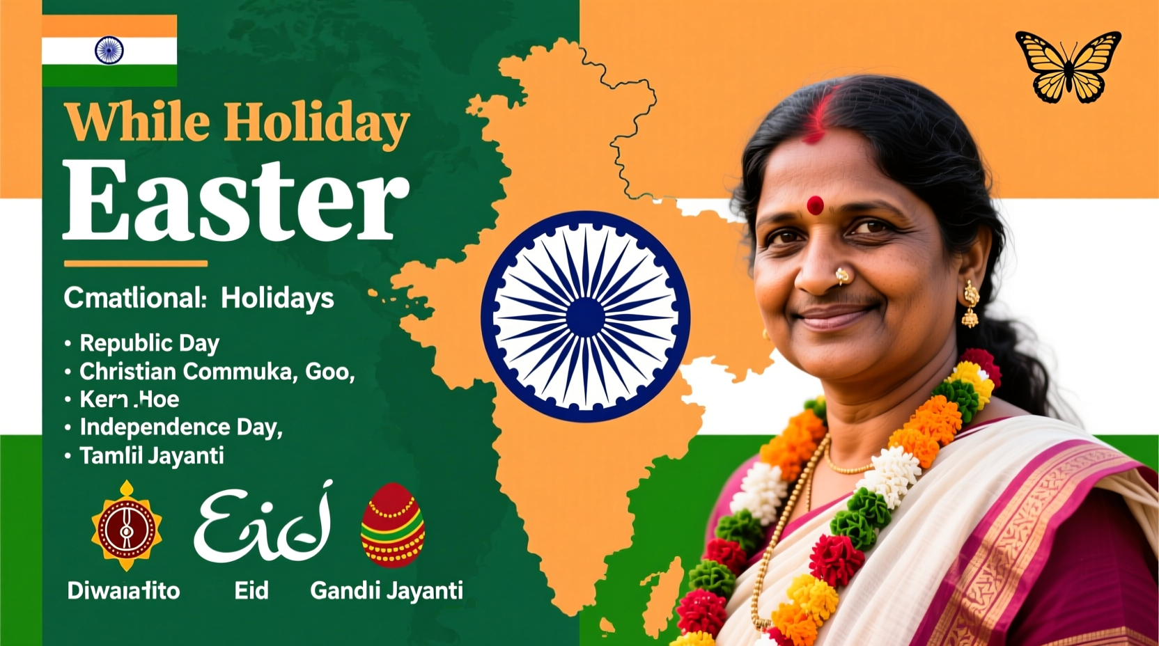 is easter a national holiday in india