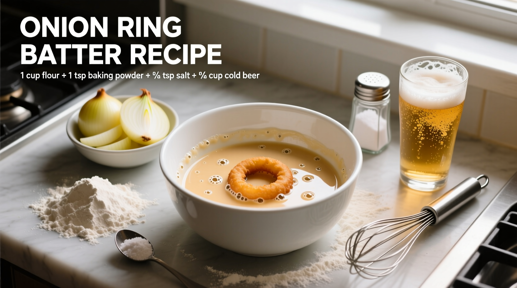 how to make onion ring batter