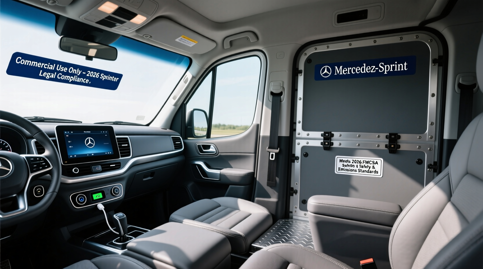 sprinter interior legal commercial 2026