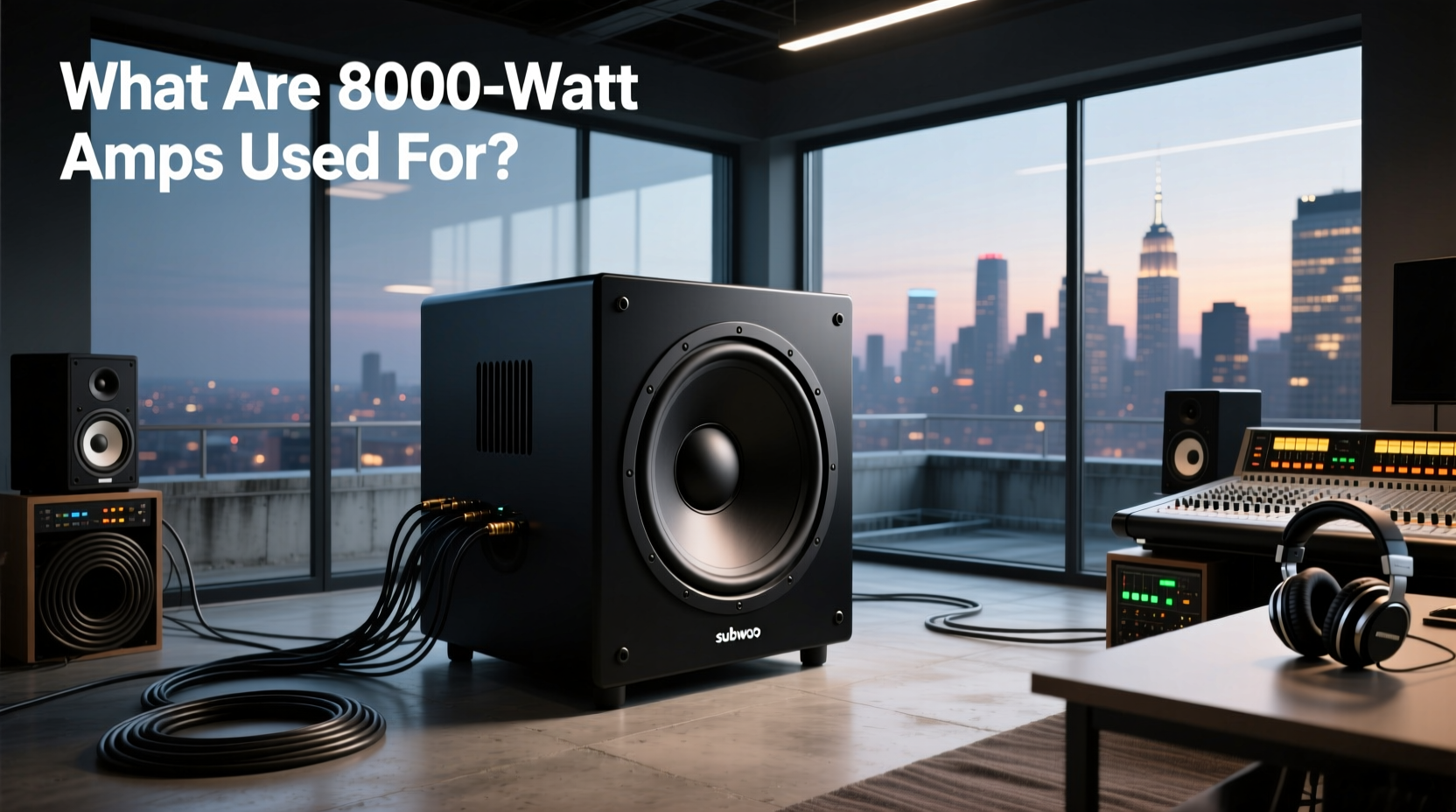 8000 Watt Amplifier Guide: What to Look For
