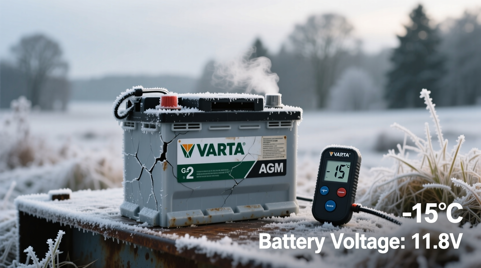 golf2 battery cold weather