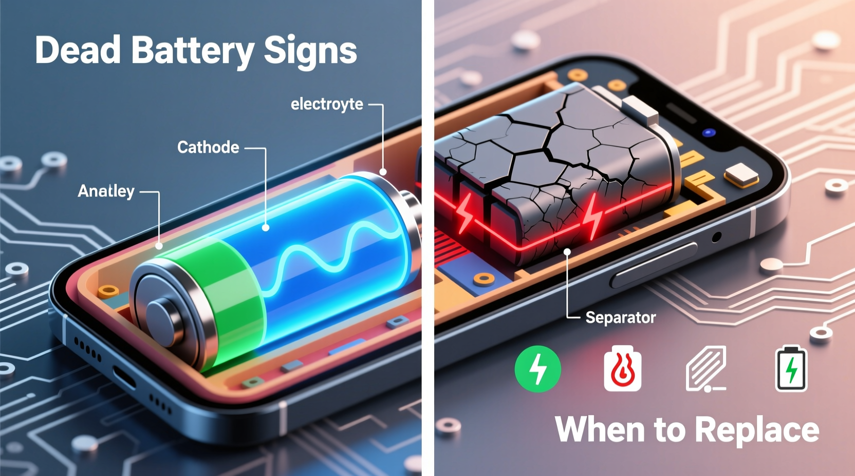 how to accurately diagnose a dead cell phone battery and when to take action