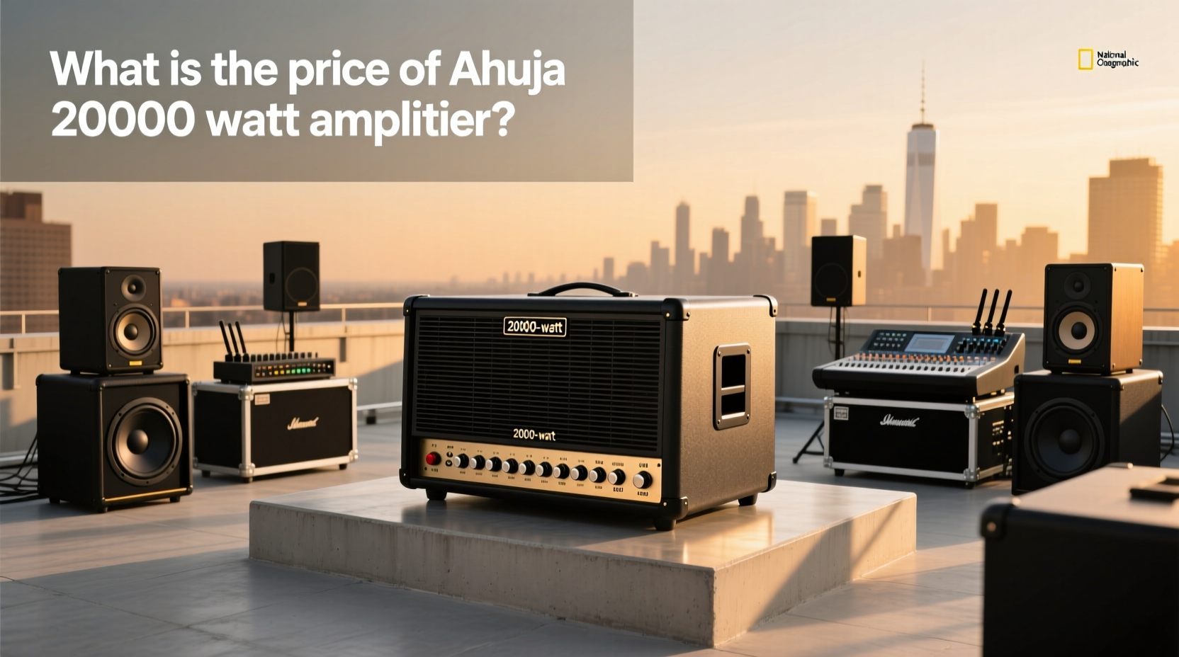 How to Choose 20000 Watt Amplifier, What Is the Price of Ahuja 20000 Watt Amplifier?
