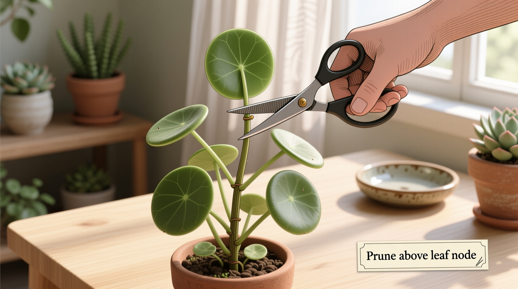 How to Prune a Chinese Money Plant Properly