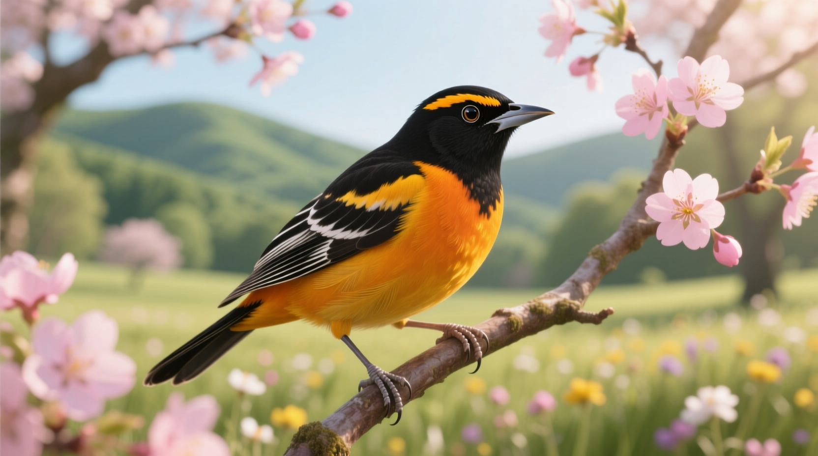 what does an oriole bird look like