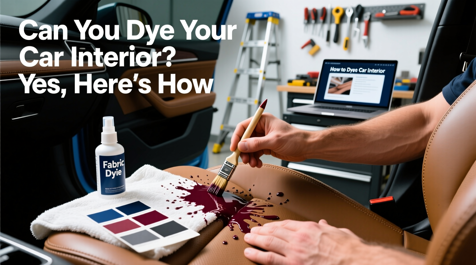 can you dye your car interior