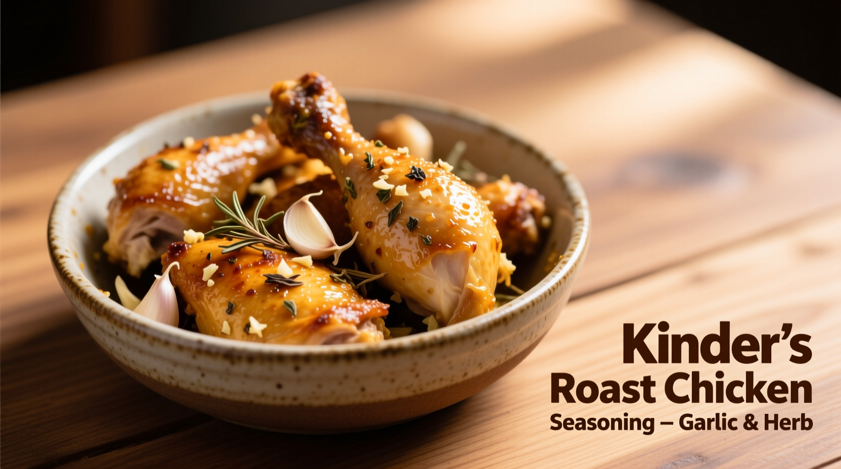kinder s roast chicken seasoning with garlic