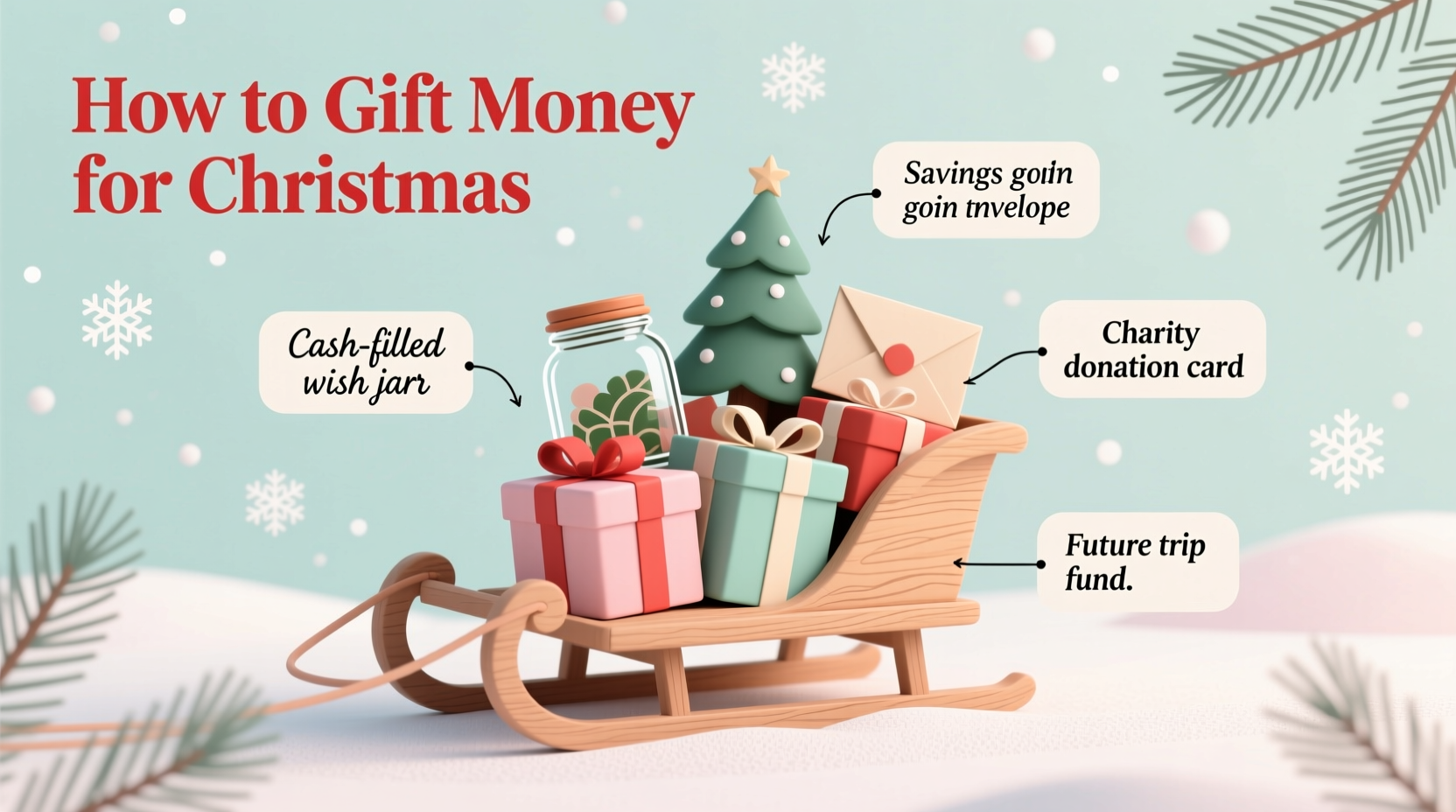how to gift money for christmas