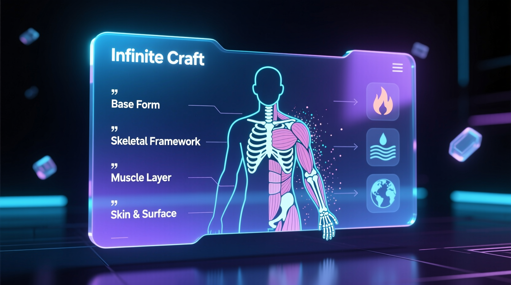 Person element creation process in Infinite Craft interface
