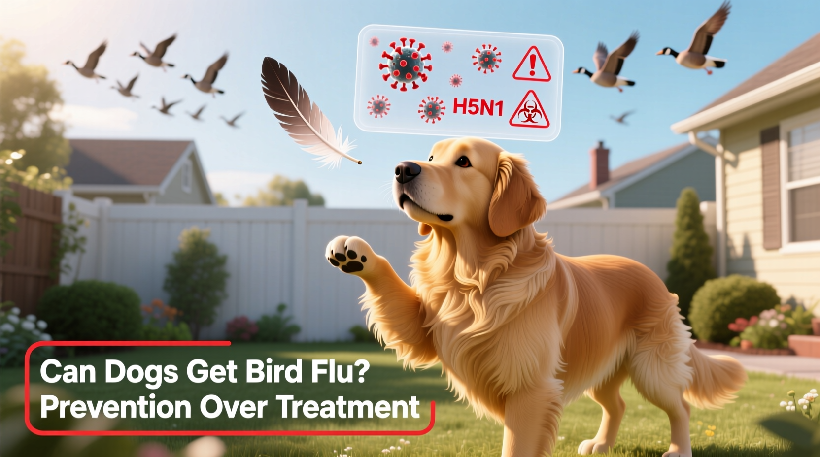 how to treat bird flu in dogs