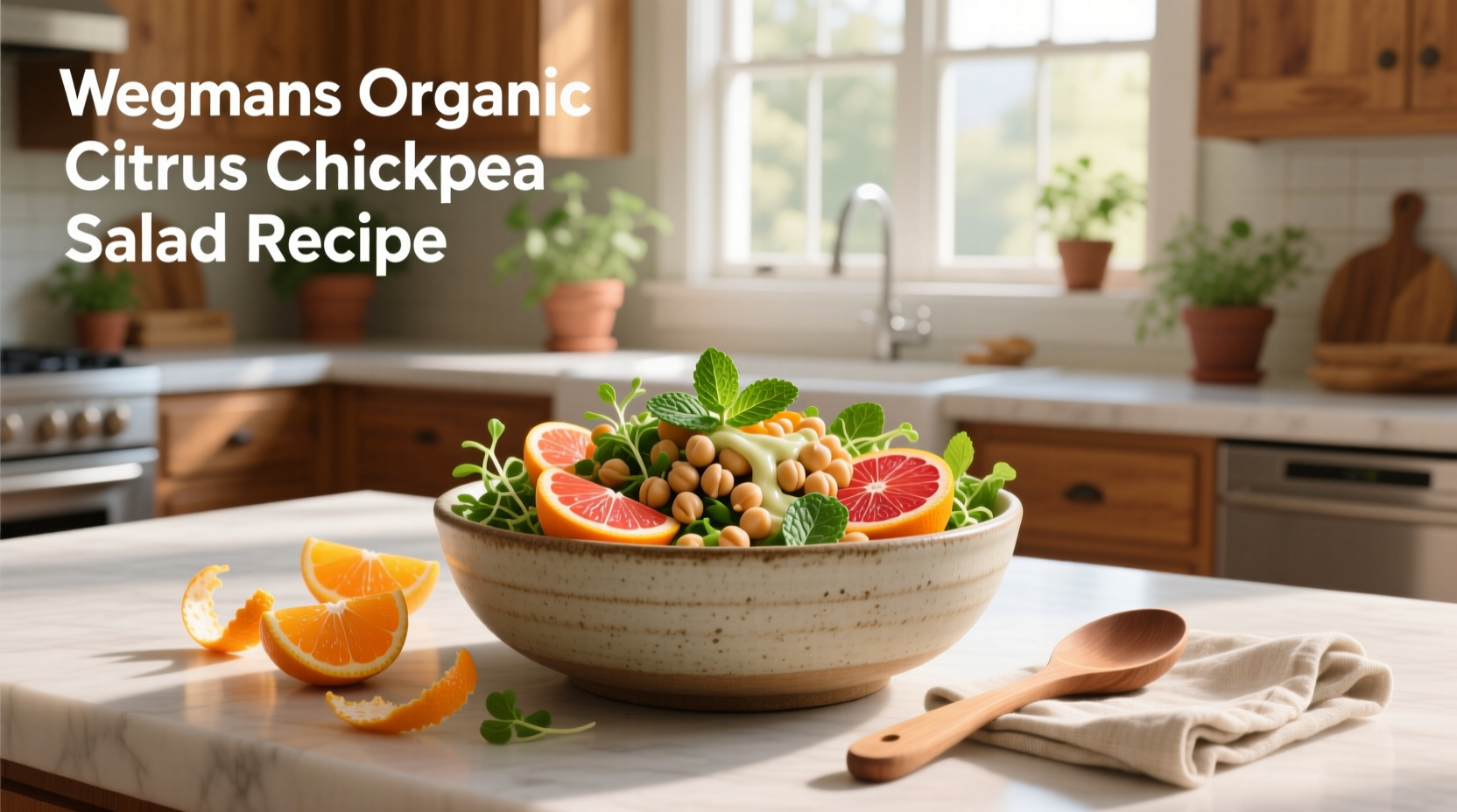 How to Make Wegmans Organic Citrus Chickpea Salad Recipe