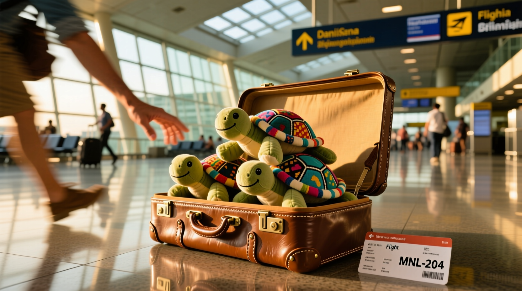 Turtles Found in Stuffed Luggage at Manila Airport: Transport & Logistics Guide