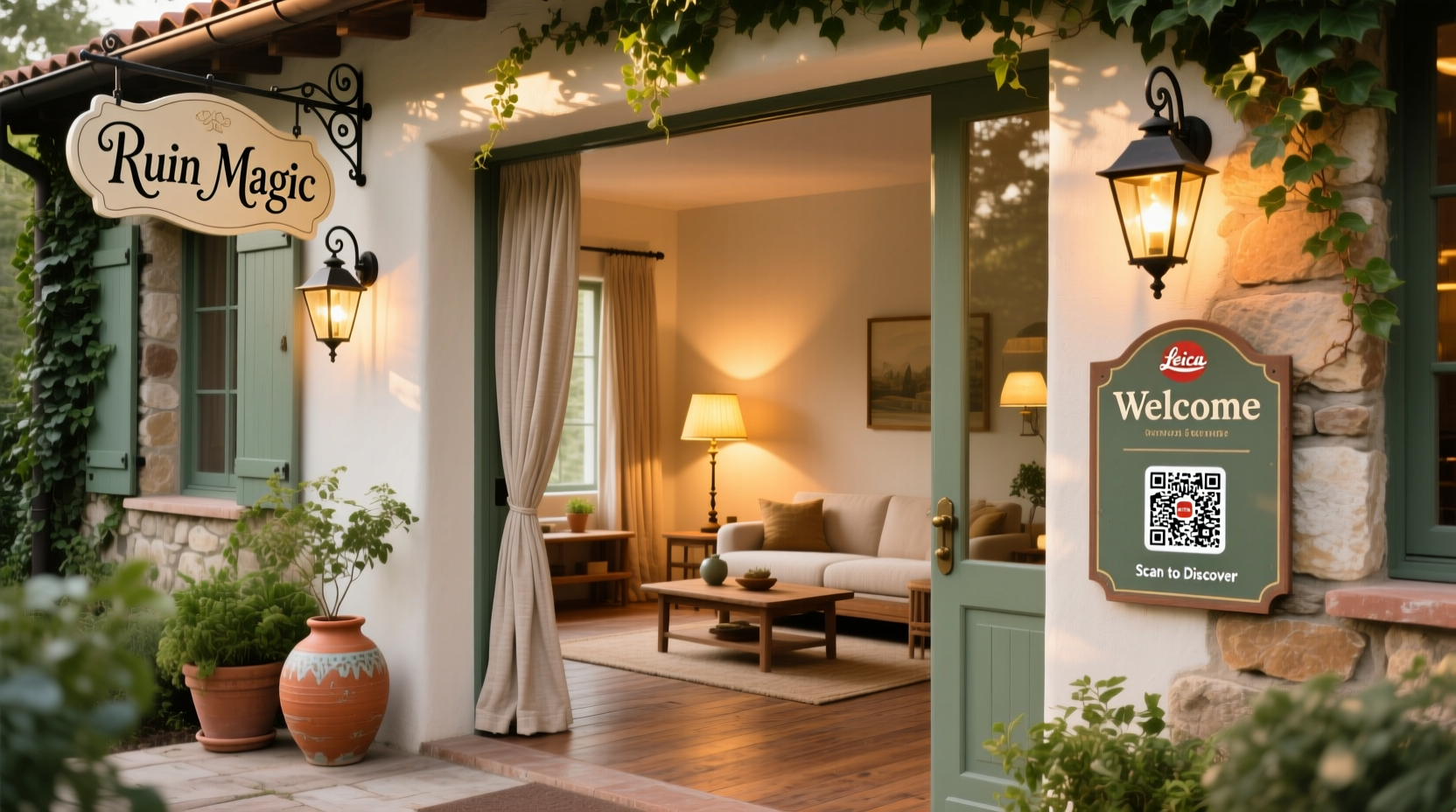 QR Codes Ruin Magic Restaurants Accommodation Guide