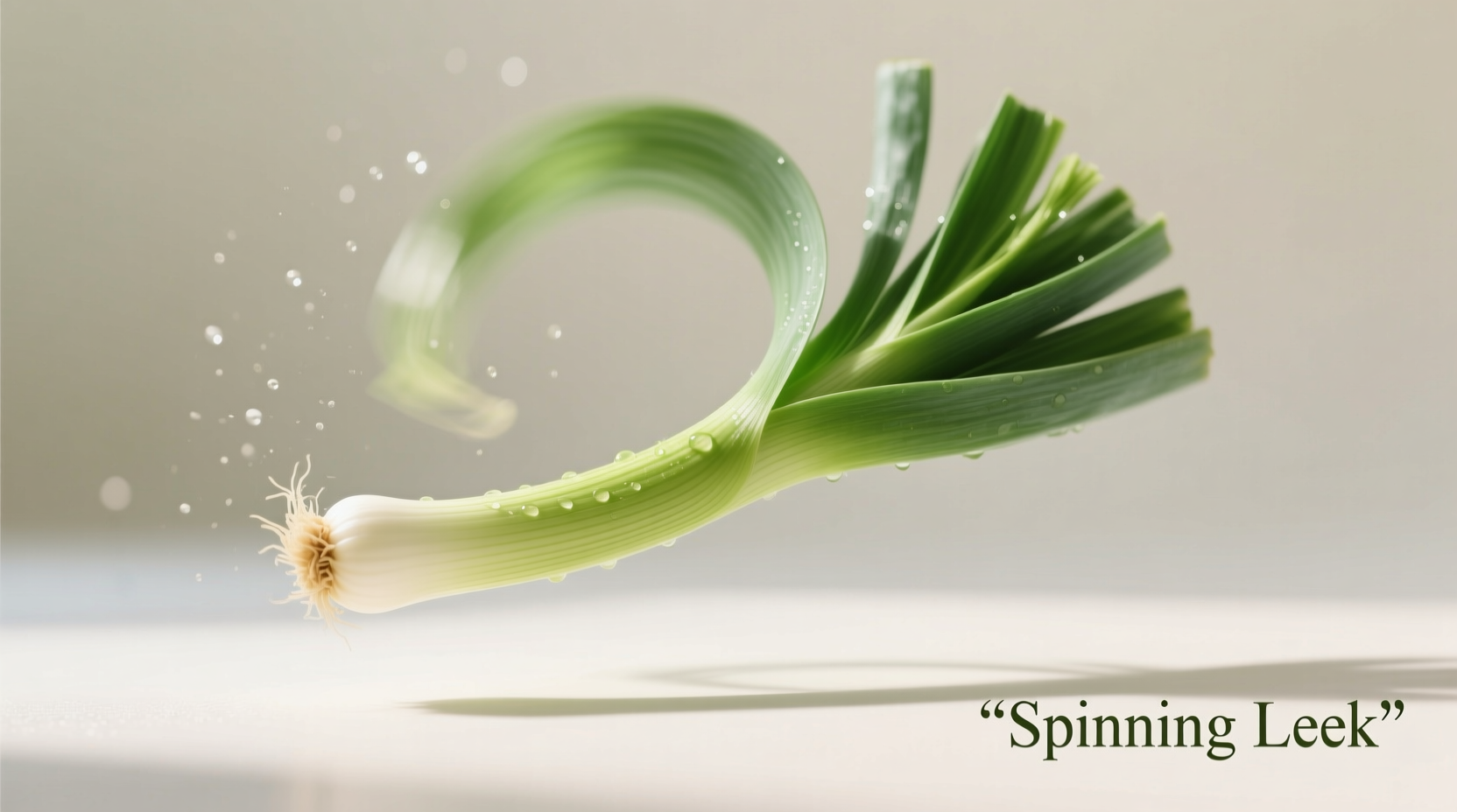 Spinning Leek: Clarifying the Common Culinary Misconception