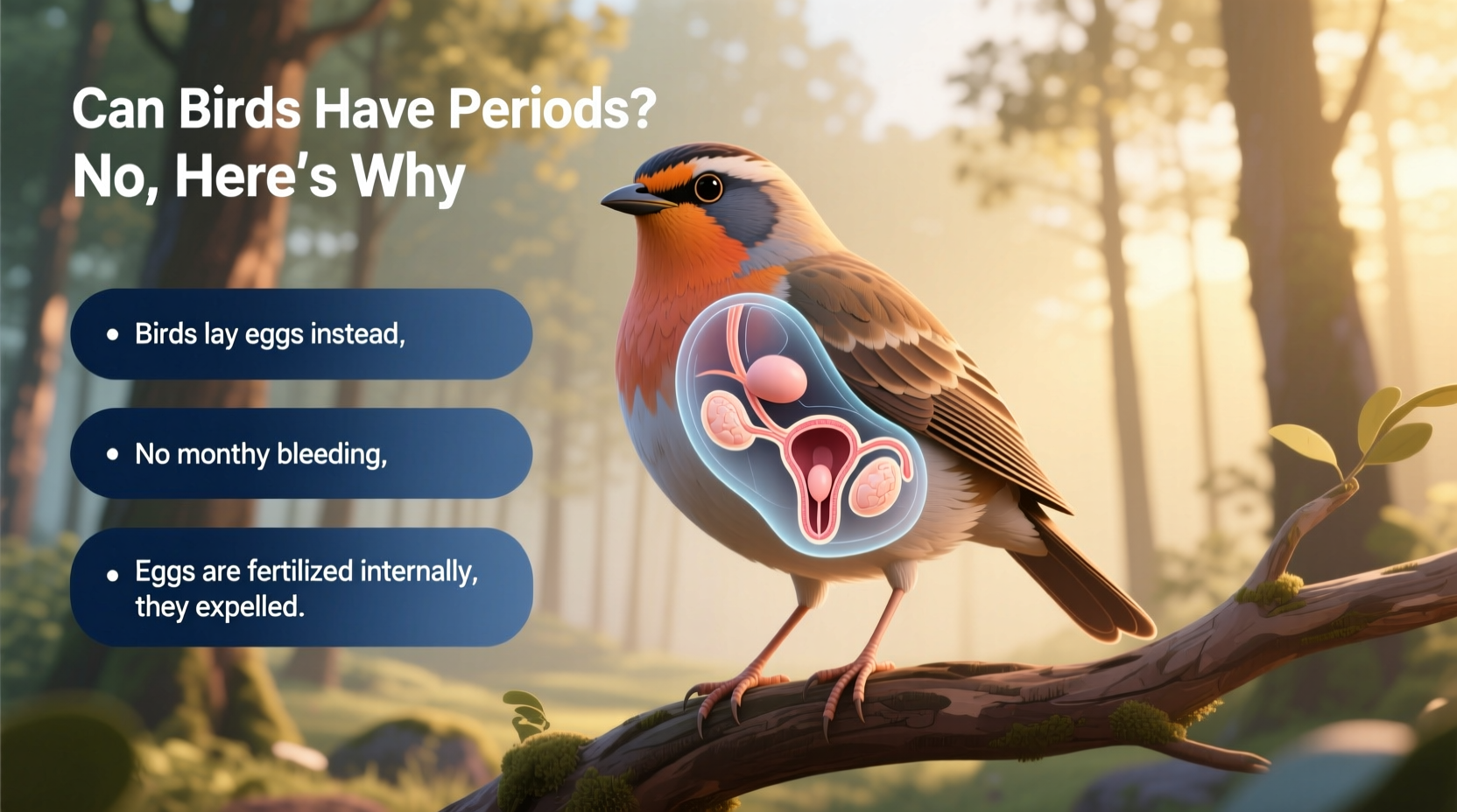 can birds have periods