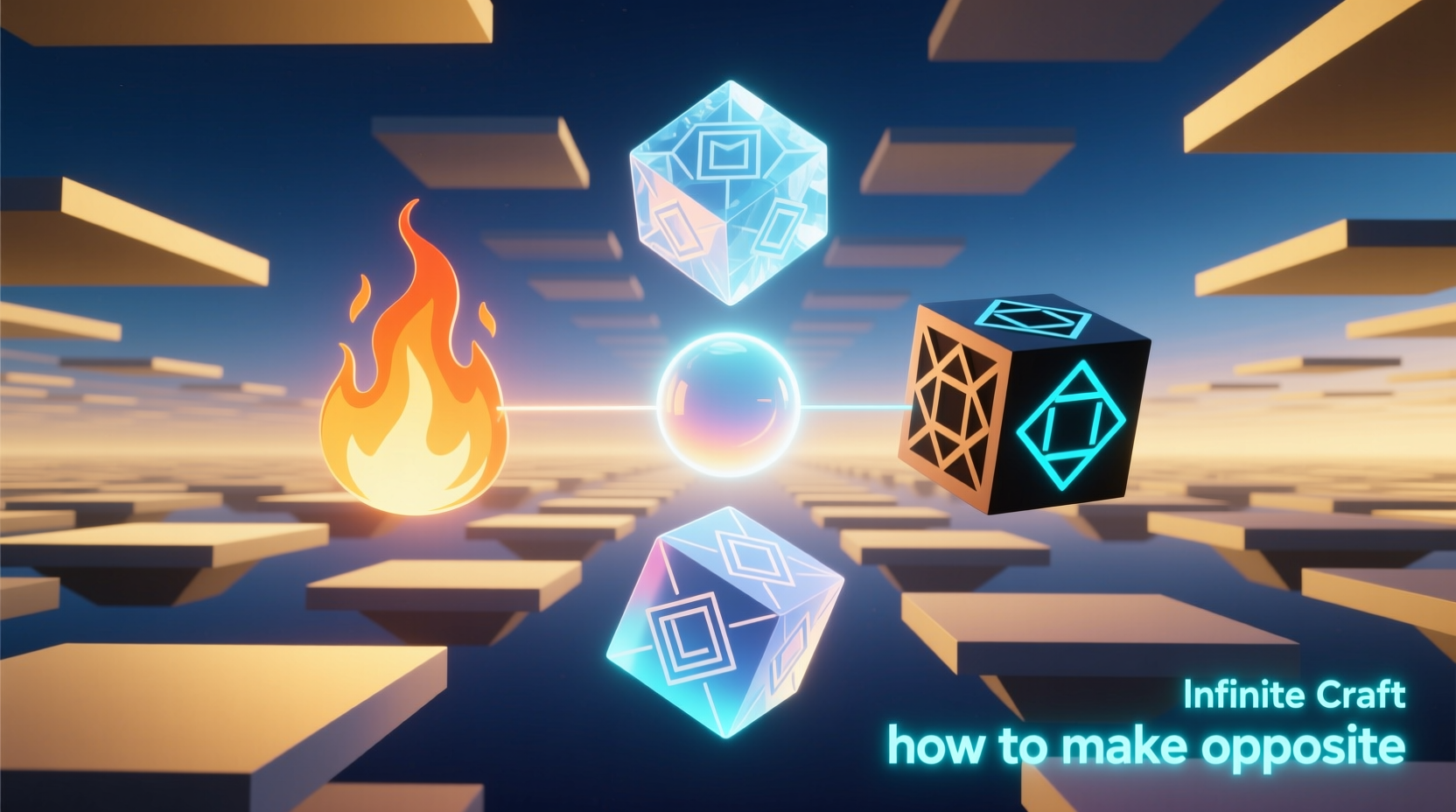how to make opposite in infinite craft