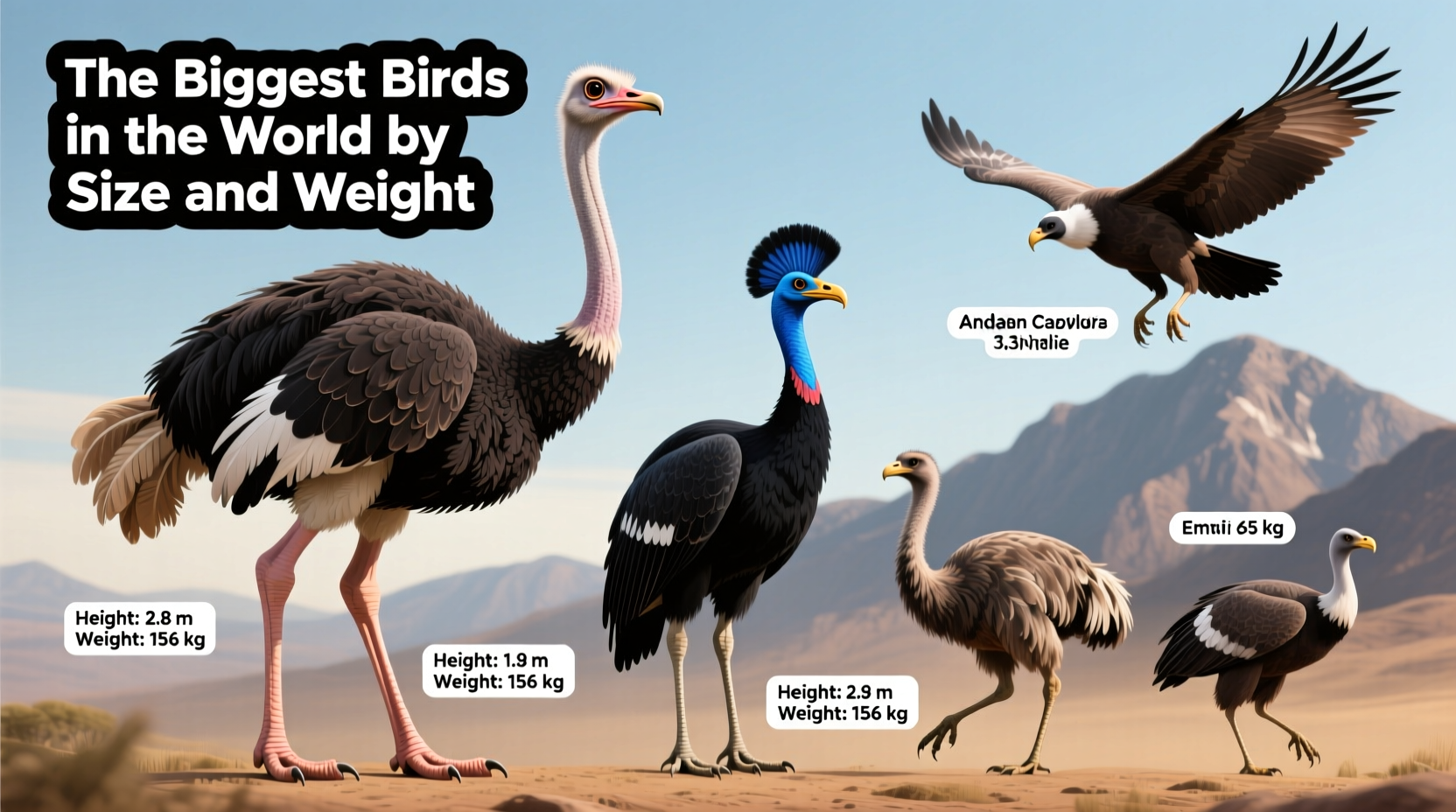 what are the biggest birds in the world