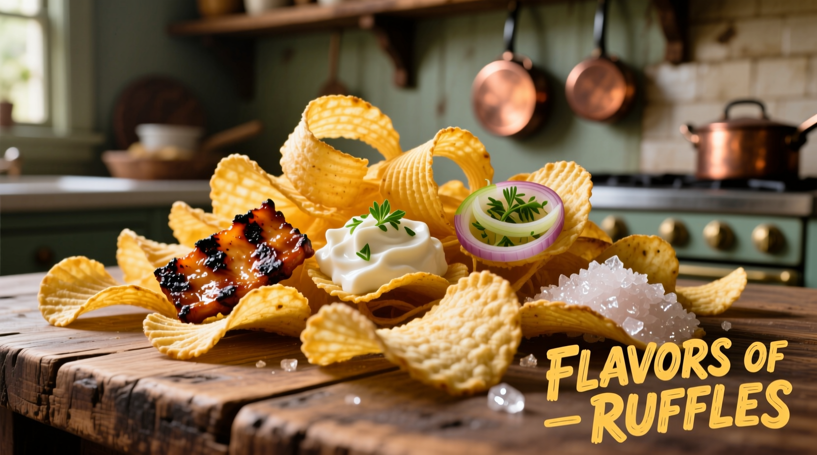 flavors of ruffles potato chips