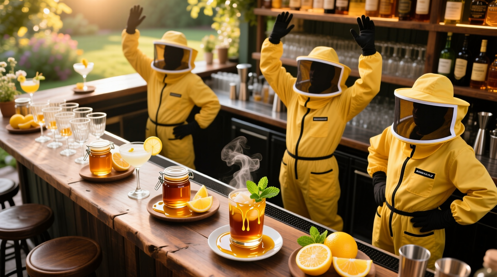 Beekeeper Suits Bar Staff Social Distancing: Dining Safety Guide