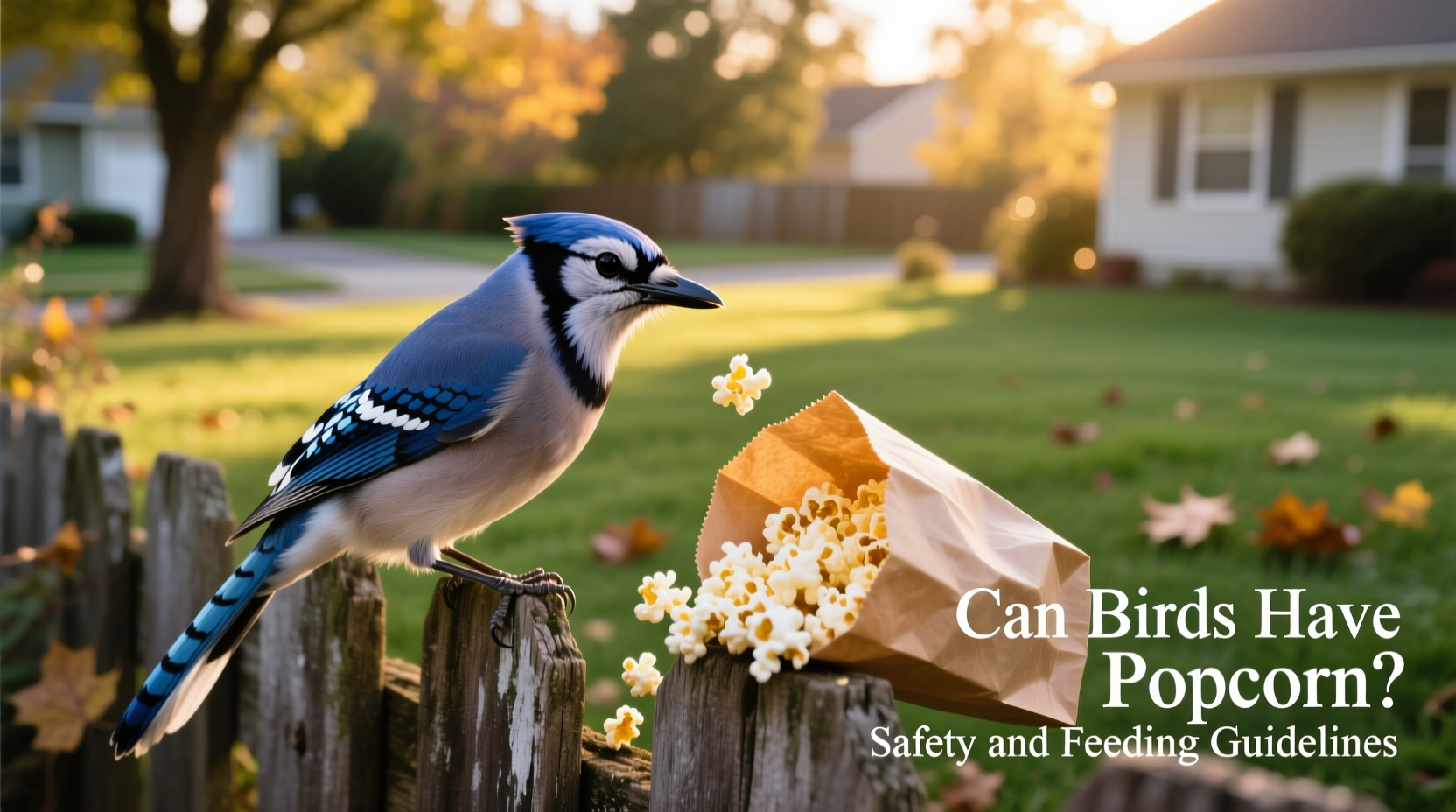 can birds have popcorn