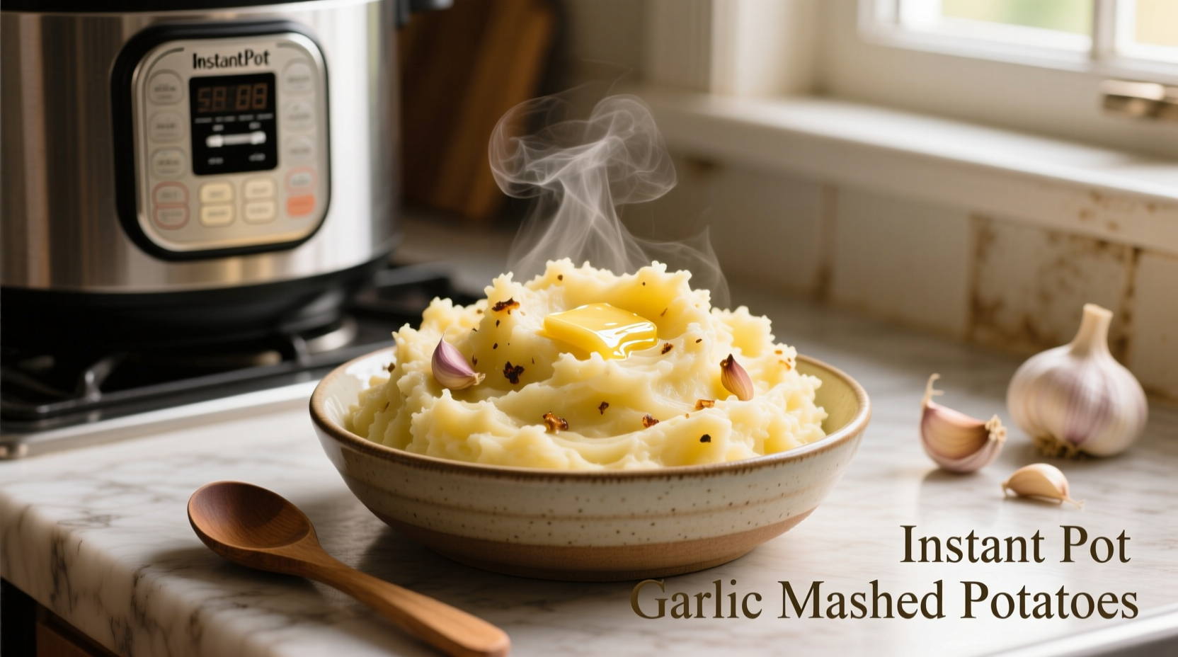 instant pot garlic mashed potatoes