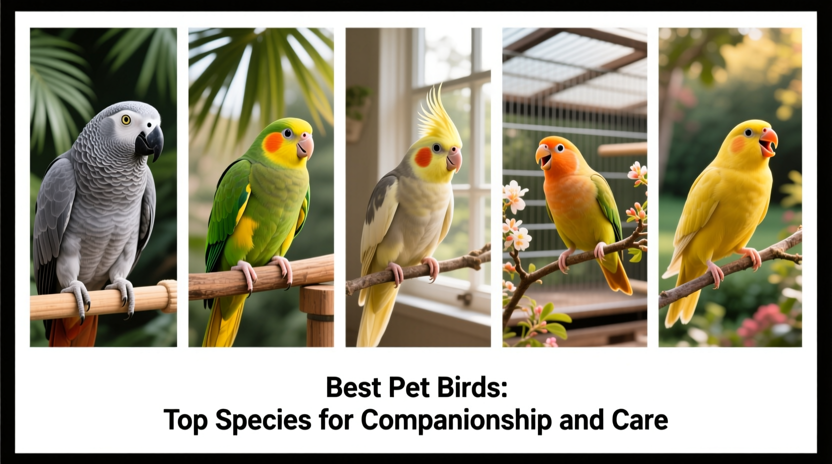 what are the best birds for pets