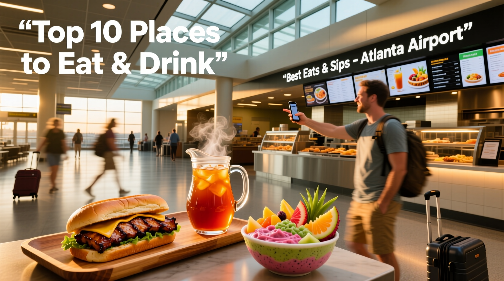 How to Get to Best Places to Eat & Drink at Atlanta Airport