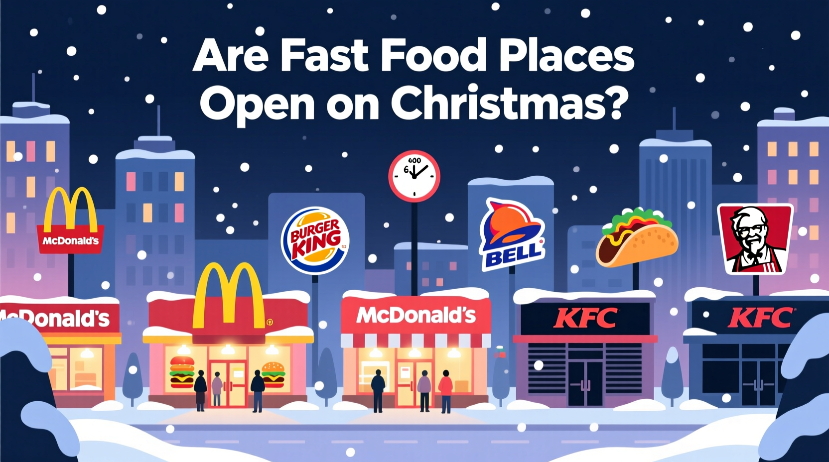 are fast food places open on christmas