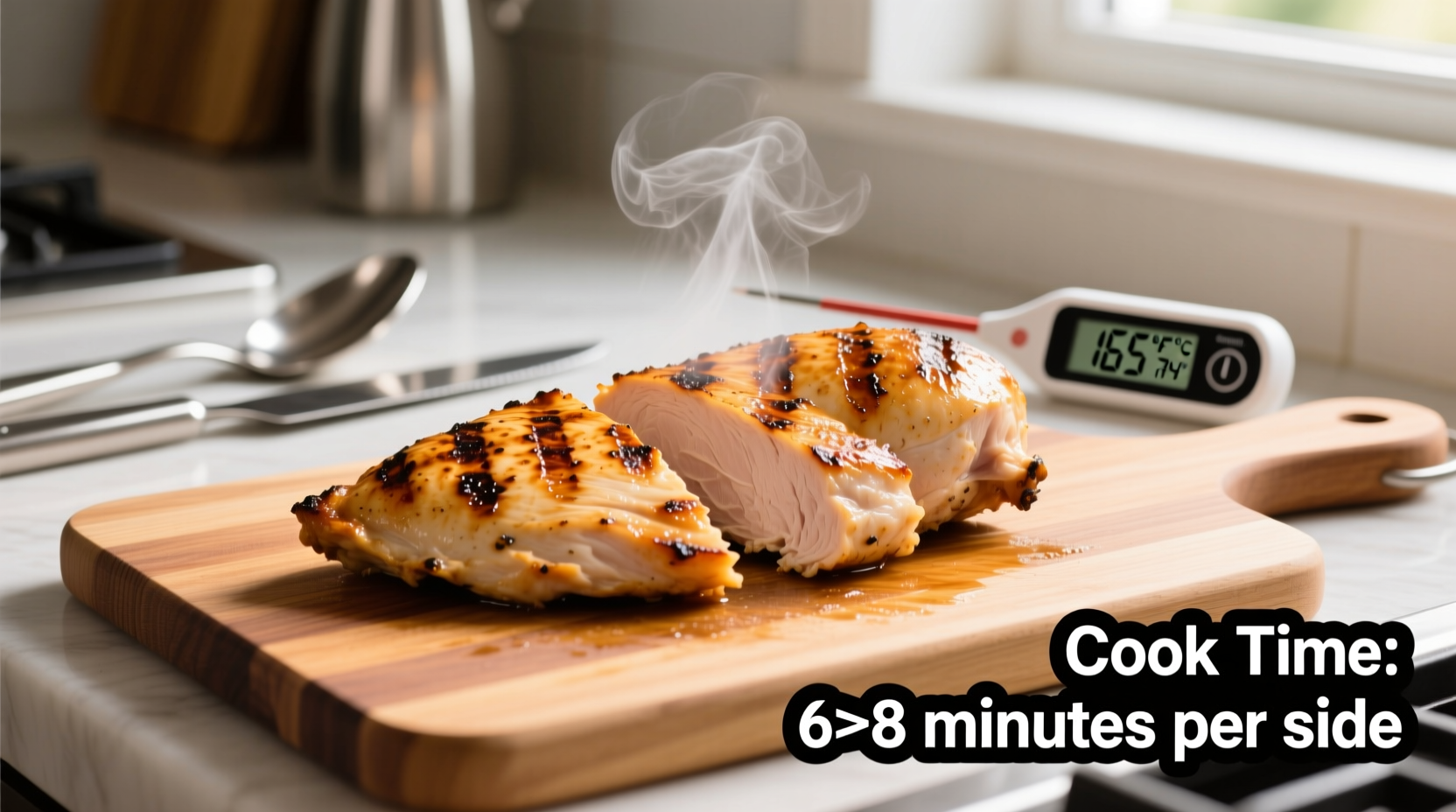 how long to cook boneless chicken breast