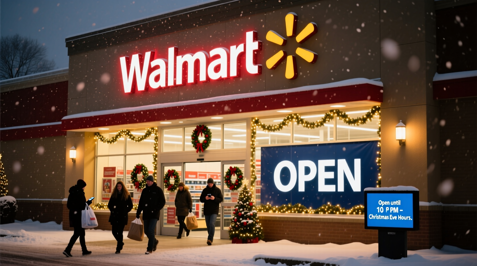 is walmart closed on christmas eve