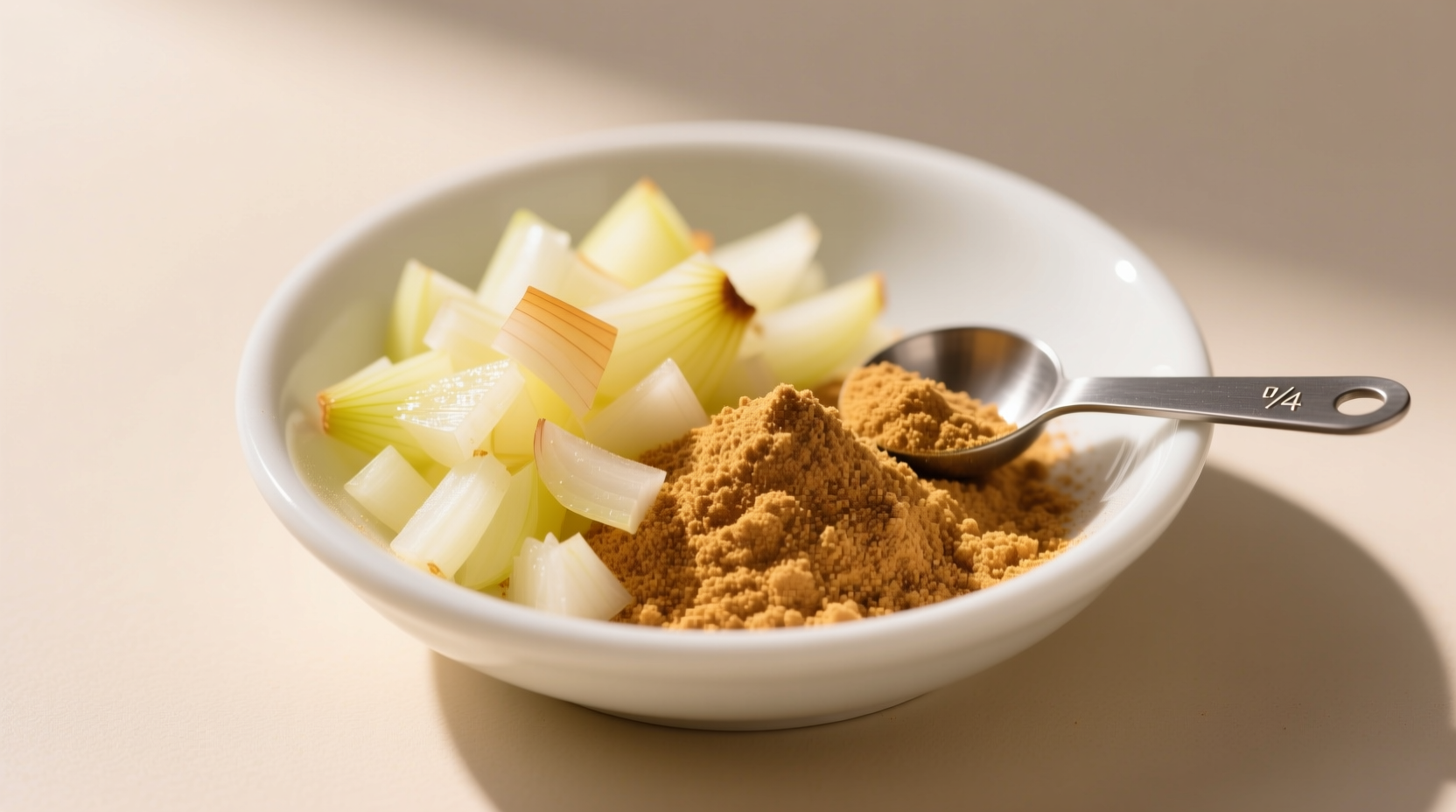 1 4 chopped onion to onion powder the only ratio you need