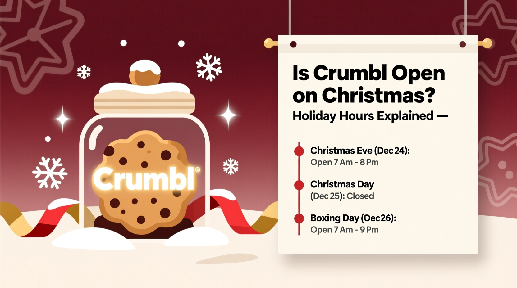 is crumbl open on christmas