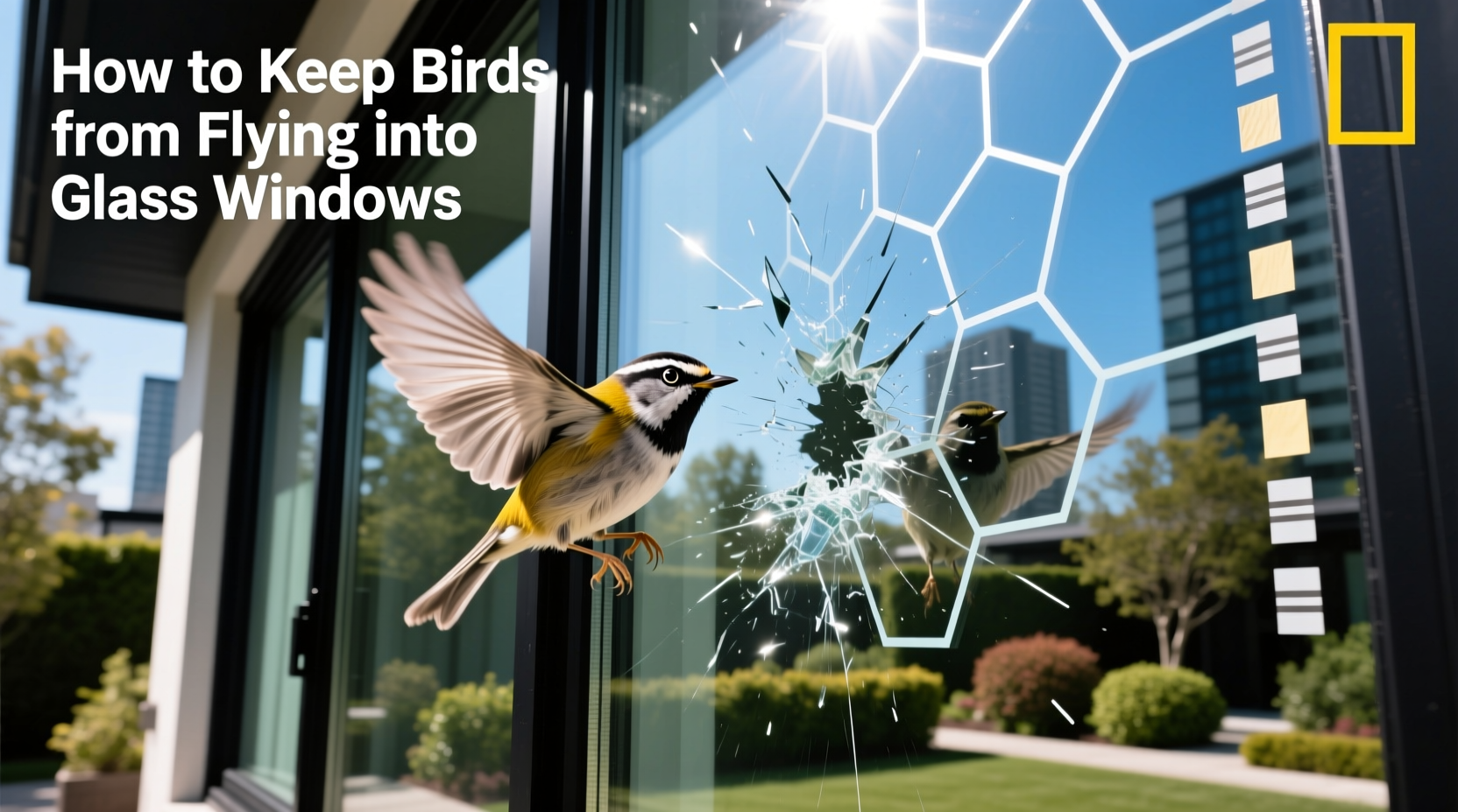 how to keep birds from flying into glass windows