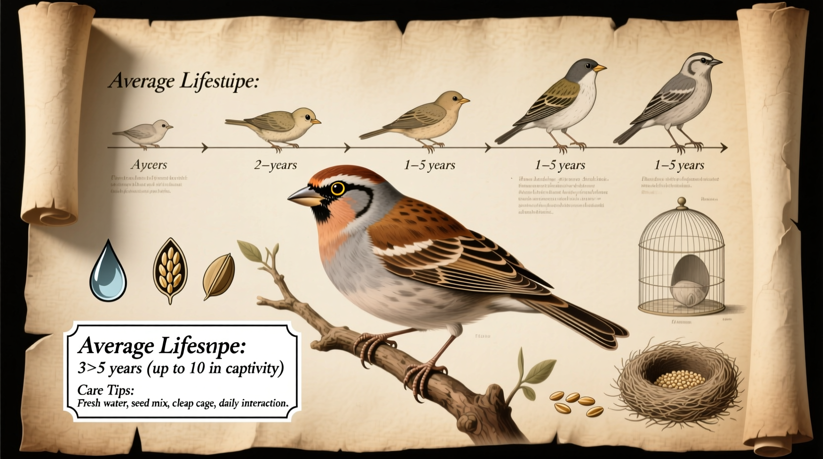 how long do finch birds live
