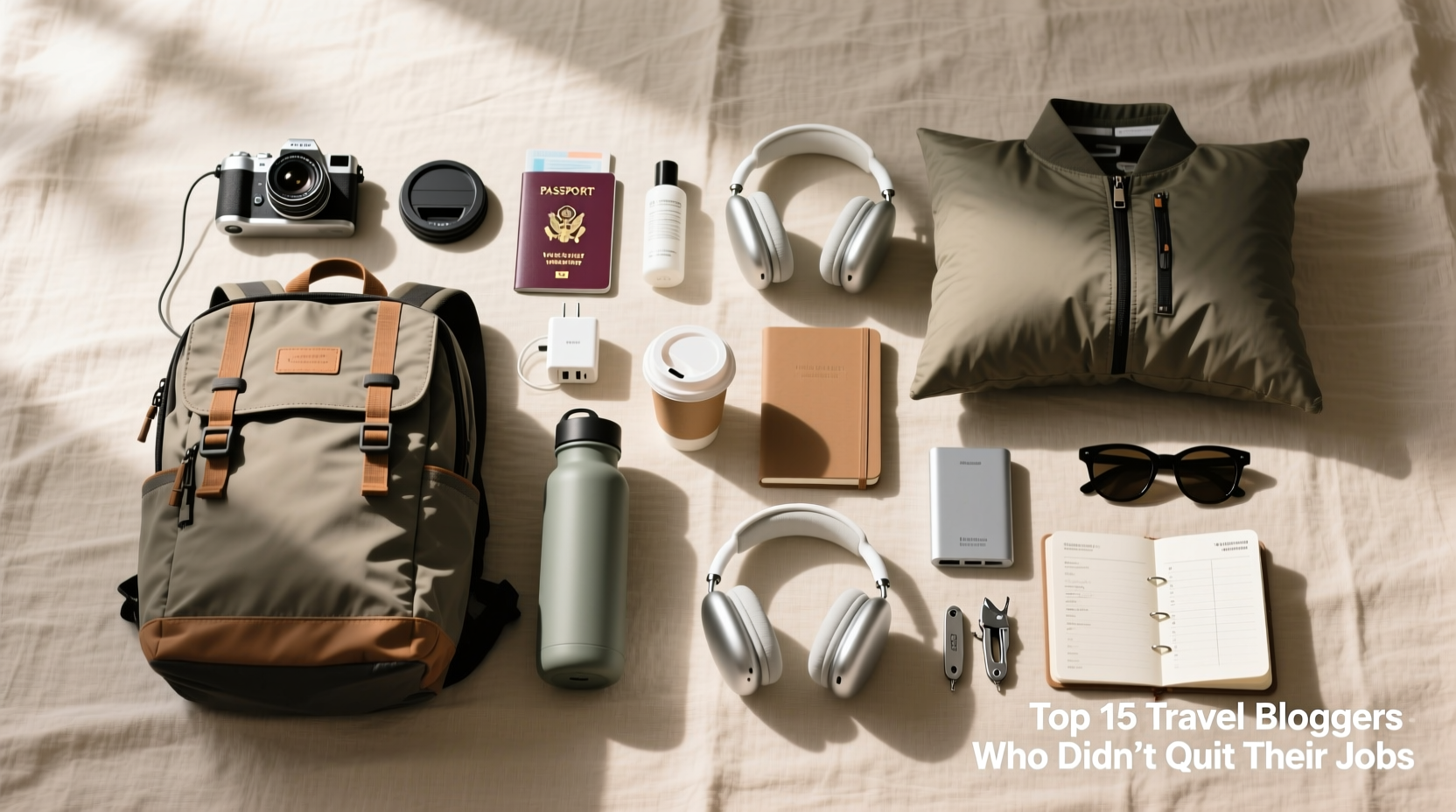 Top-15 Travel Bloggers Didn’t Quit Their Jobs: Gear Guide for Working Travelers