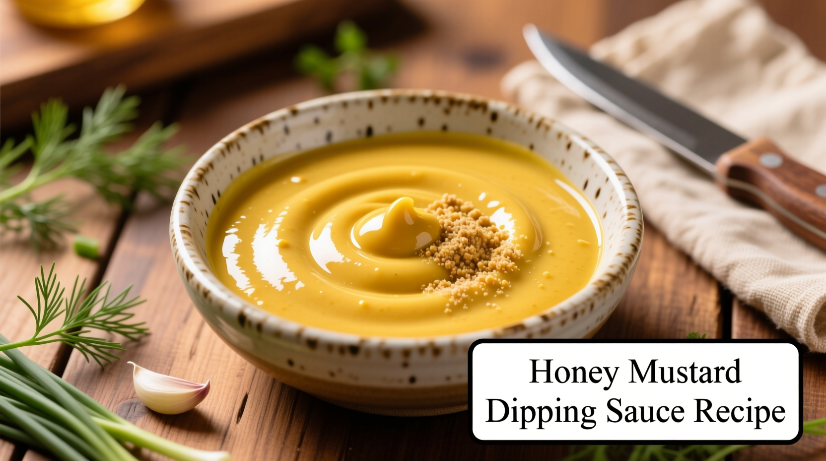 Perfect Honey Mustard Dipping Sauce Recipe in 5 Minutes