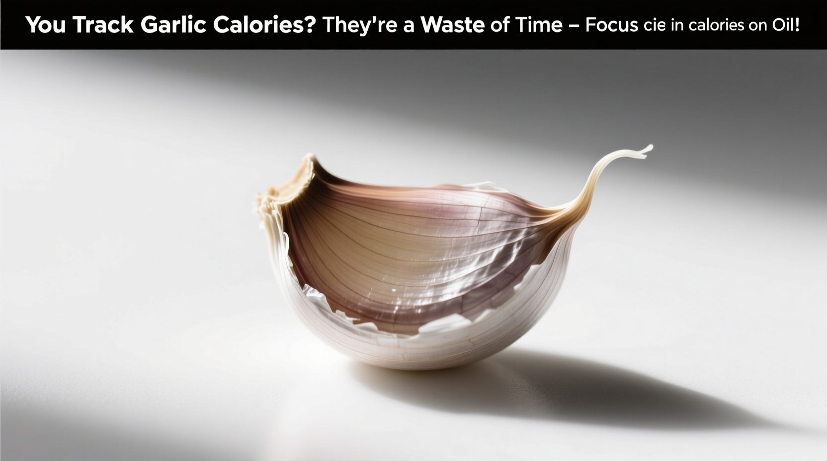 you track garlic calories they re a waste of time focus on oil