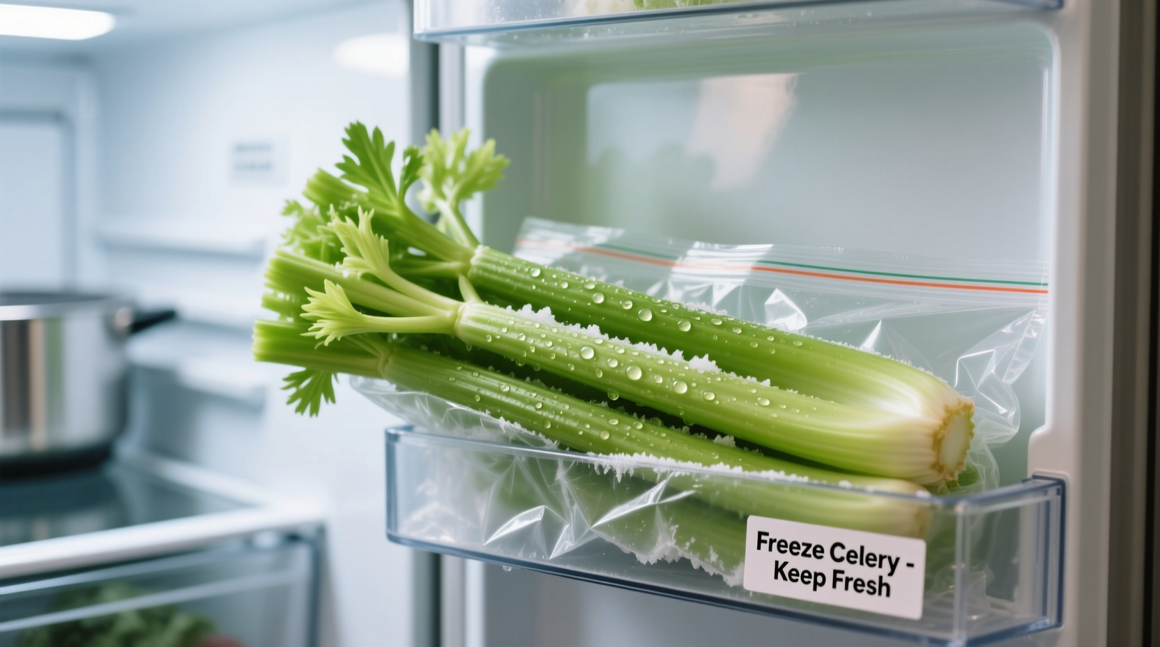 can you freeze celery