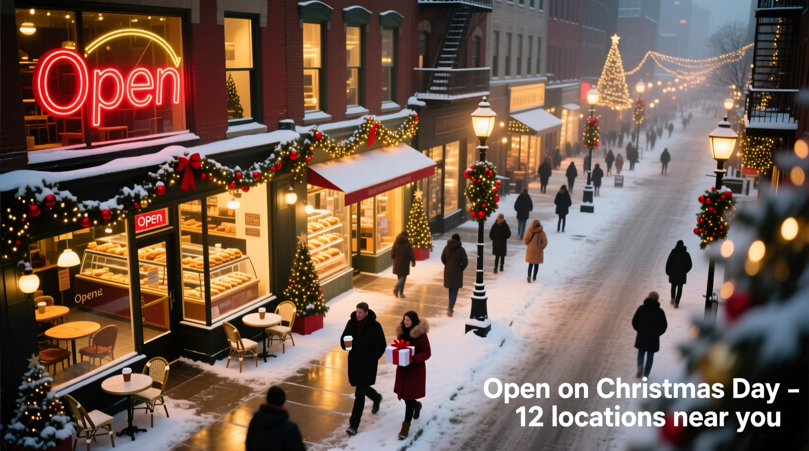 what places are open on christmas day near me