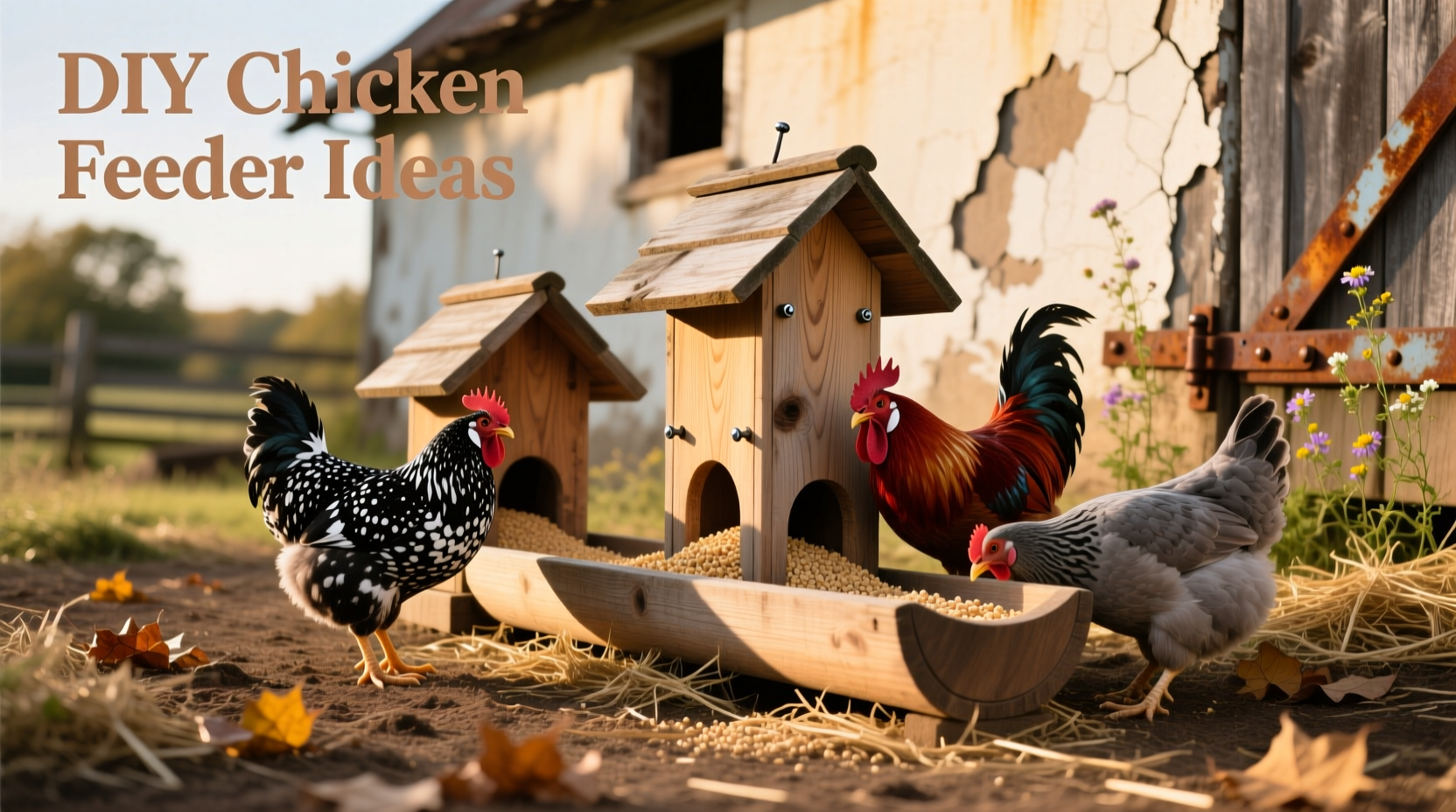 Build 5 DIY Chicken Feeders: Cut Waste 40% for Under $15