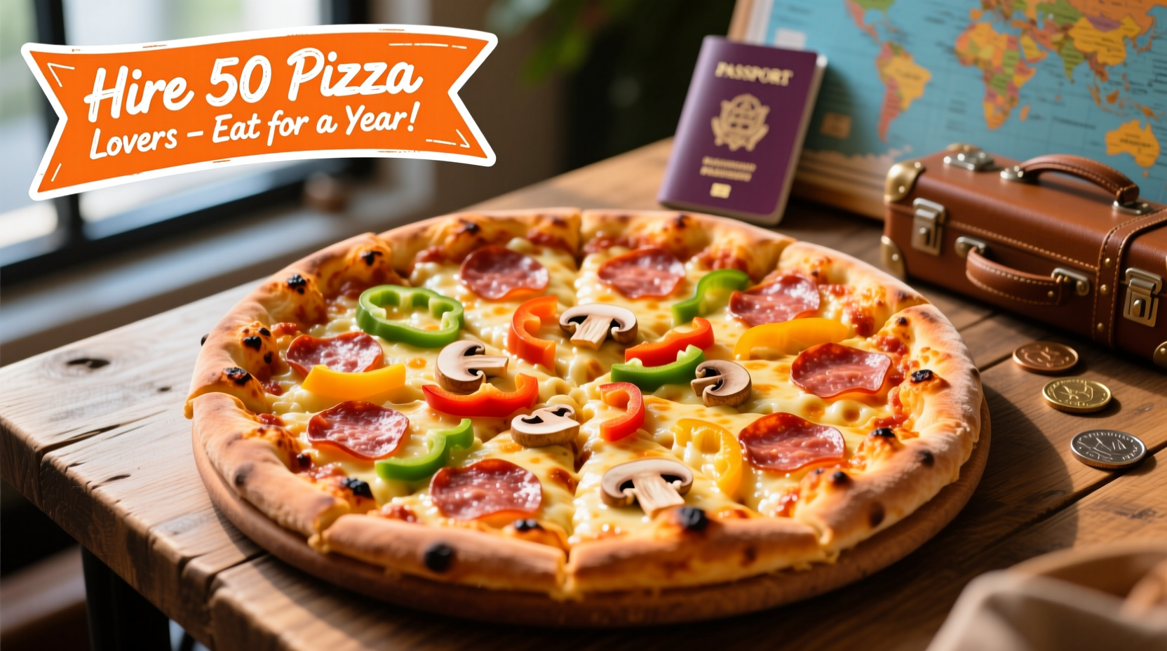 App-Hiring-50-Pizza-Lovers-Travel-Eat-Pizza-One-Year: A Realistic Culinary Guide