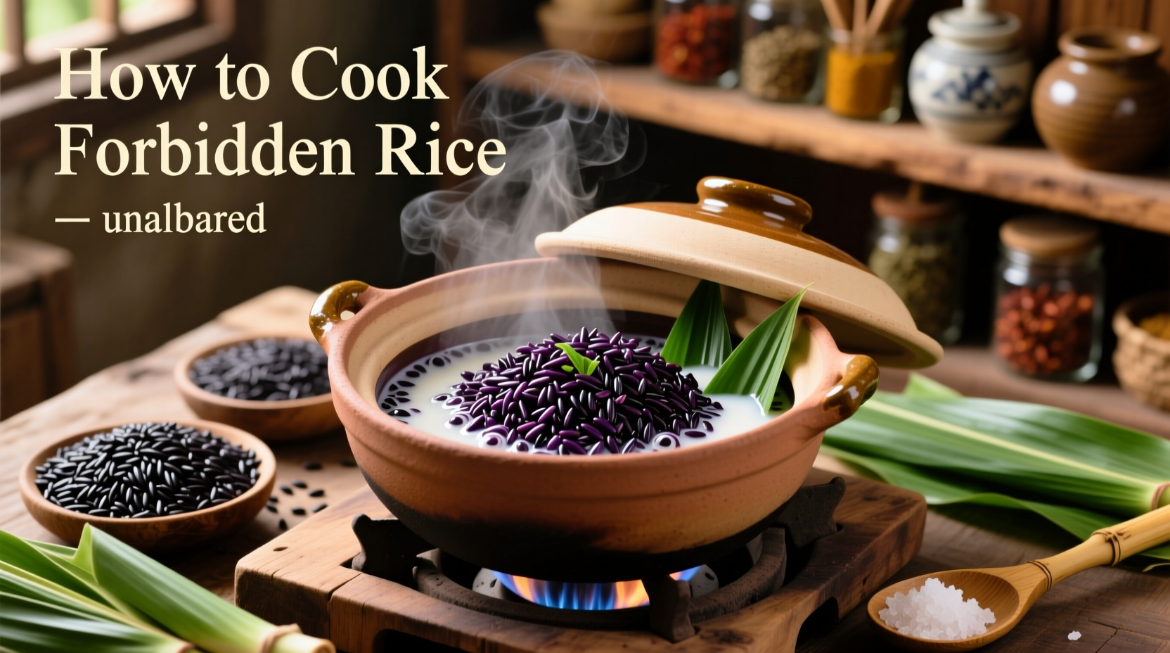 how do you cook forbidden rice