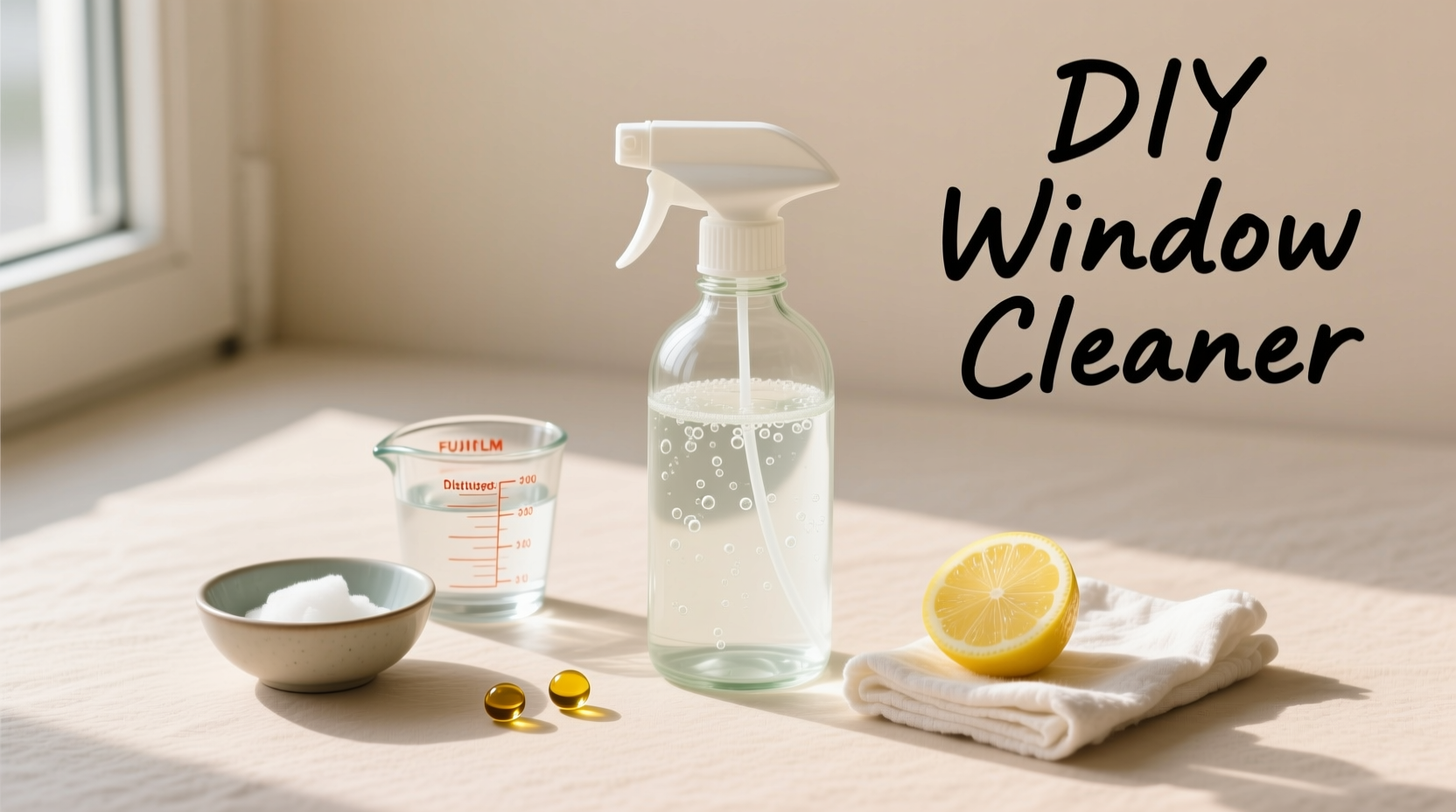 Easy DIY Window Cleaner Recipe: Streak-Free Shine