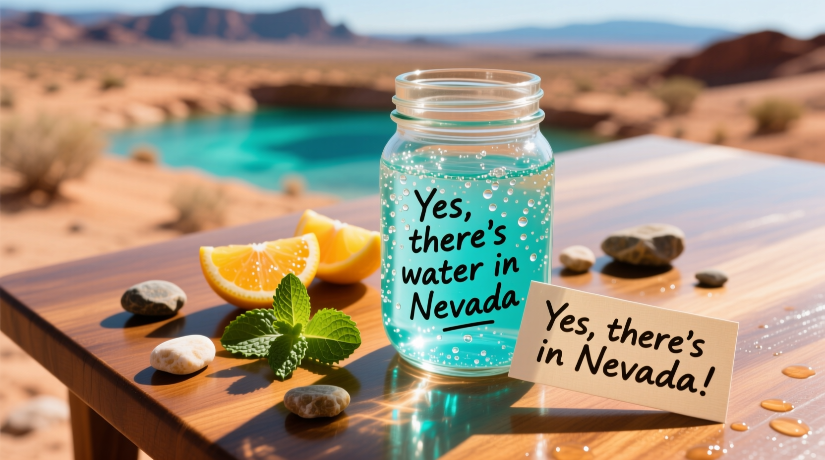 Yes, There's Water Nevada Lurks Beneath Incredible: Food & Drink Guide