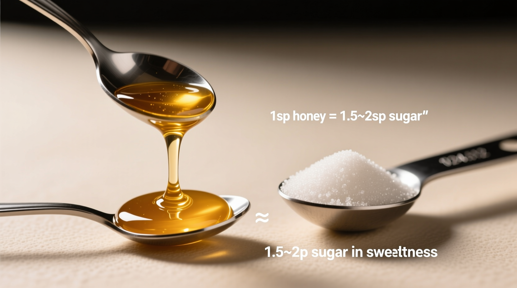 honey vs sugar the real conversion ratio that matters