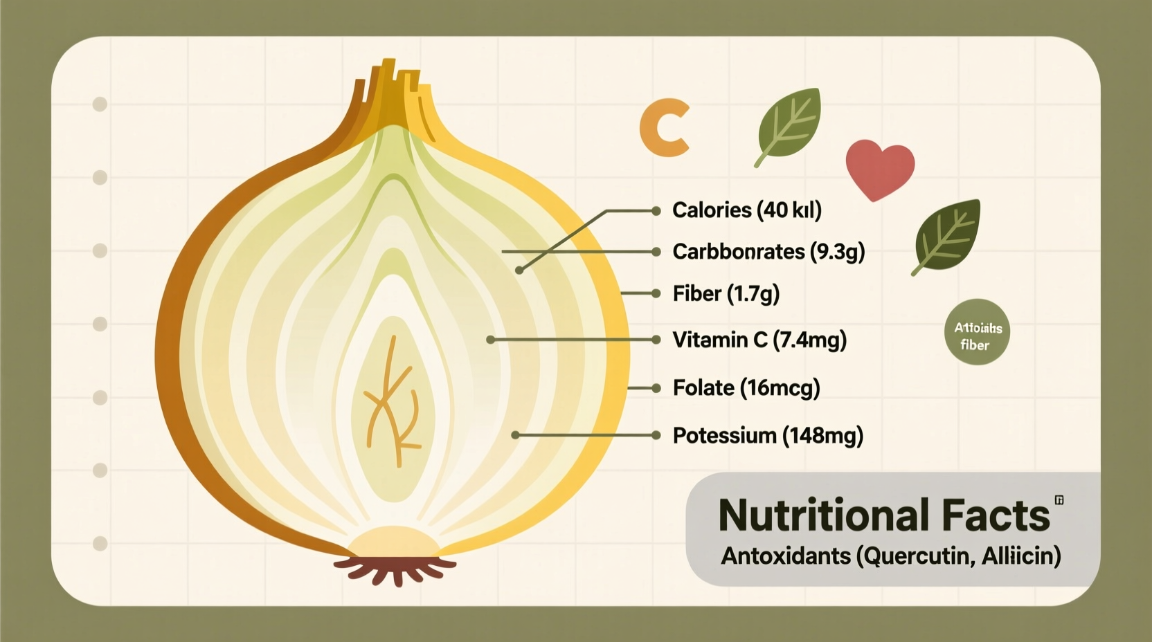 onion nutrition facts