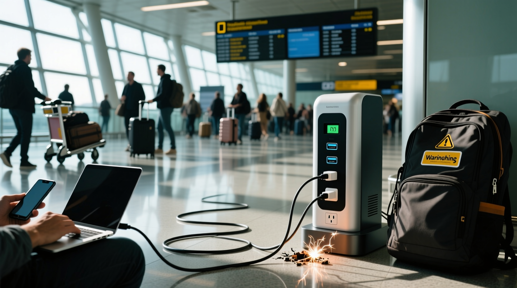 Airport USB Charging Stations Actually Dangerous: Safe Charging Guide