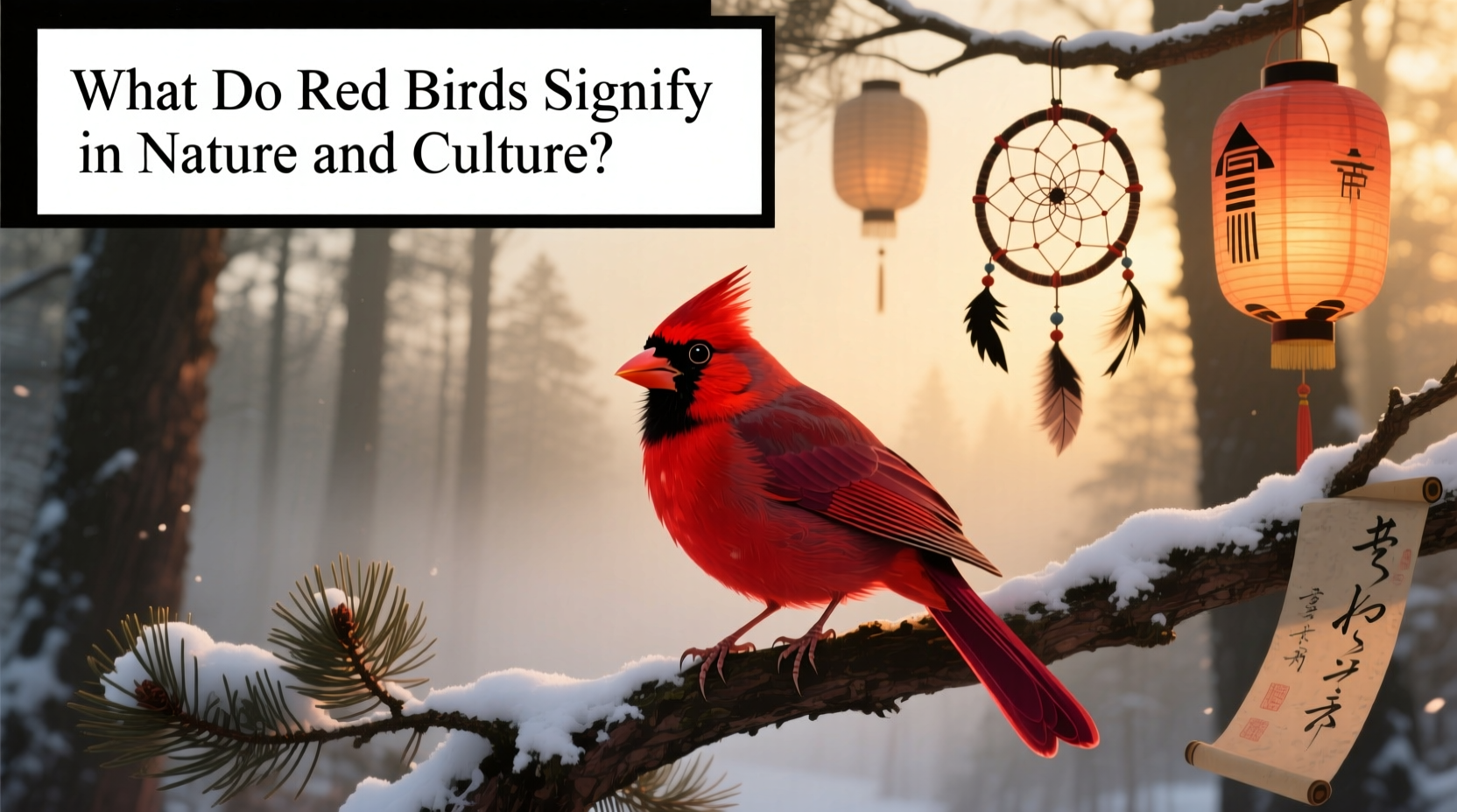 what do red birds signify